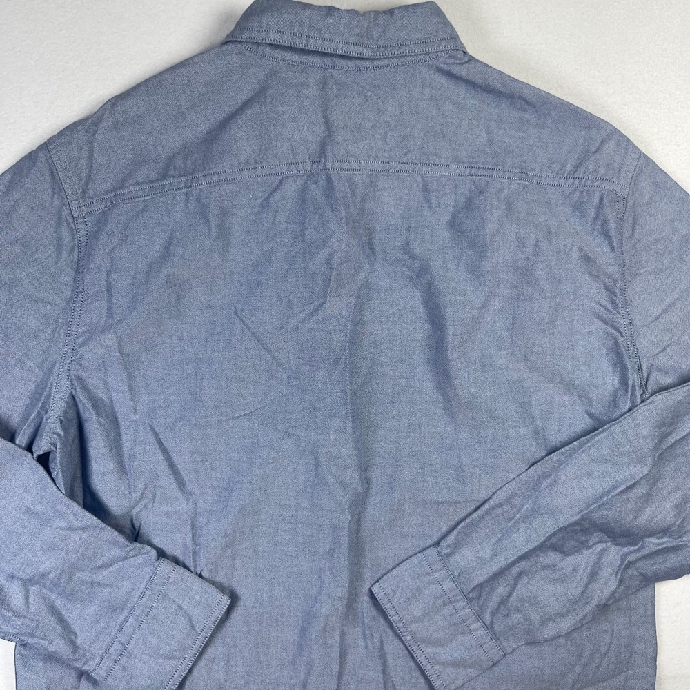 Levi's Shirt Men's Large Blue Standard Fit Pocket Long Sleeve Button-Up Classic - Picture 11 of 11